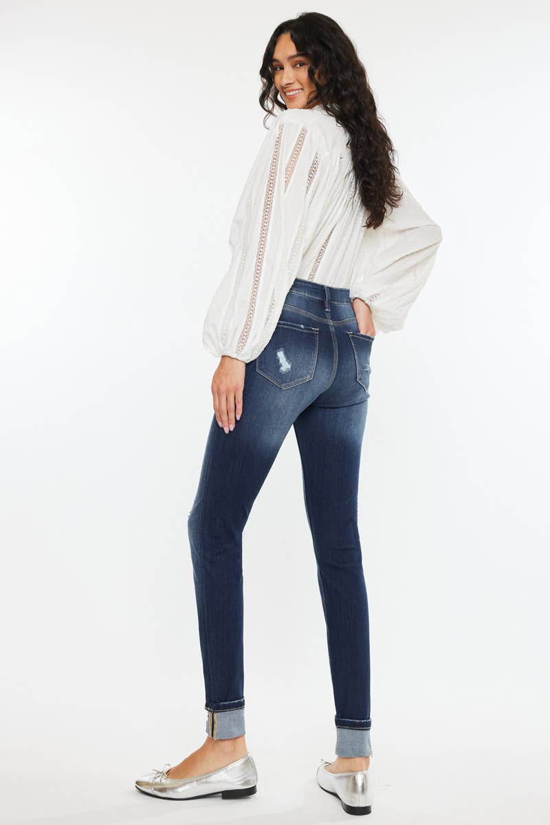HIGH RISE SUPER SKINNY-KC6192D