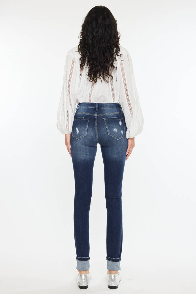 HIGH RISE SUPER SKINNY-KC6192D