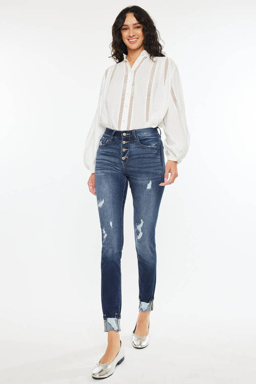 HIGH RISE SUPER SKINNY-KC6192D